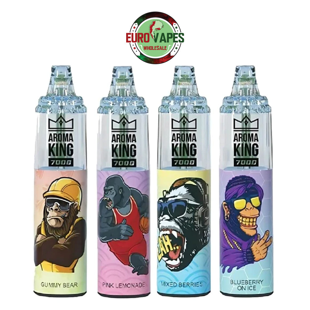Aroma King 7000 Puffs Disposable Vape Pod (Pack of 10) Euro Vapes Aroma King 7000 Puffs Disposable Vape Pod (Pack of 10) Euro Vapes