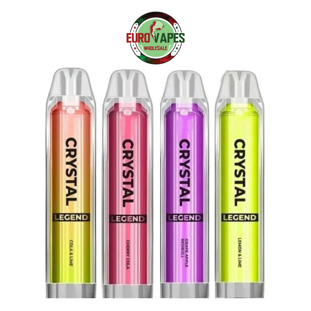 legend disposable vape Crystal Legend 4000 Puffs Disposable Vape (Pack of 10) – Euro Vapes