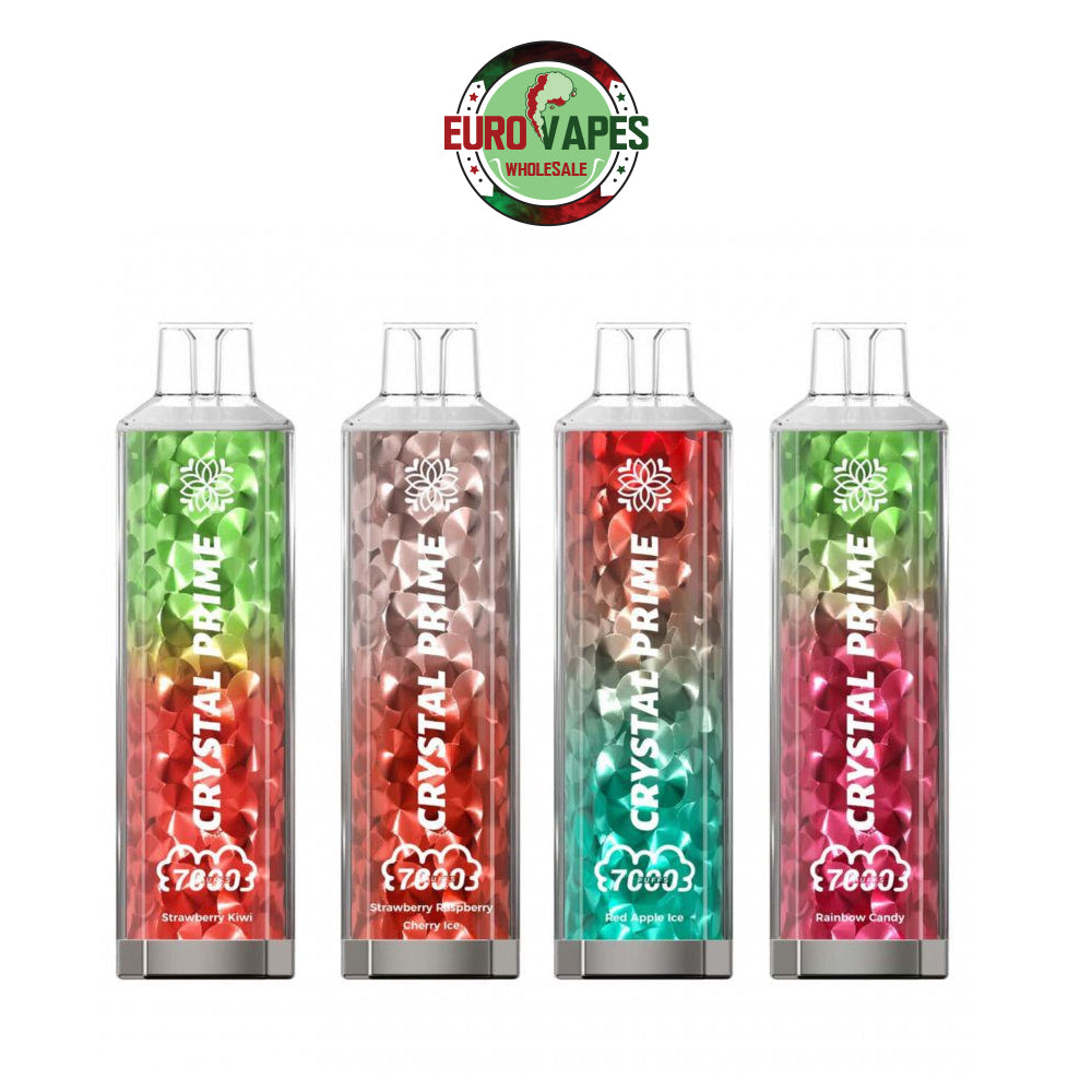 Crystal Prime 7000 Disposable Vape Puff Pod Device (Pack of 10) Euro Vapes Crystal Prime 7000 Disposable Vape Puff Pod Device (Pack of 10) Euro Vapes