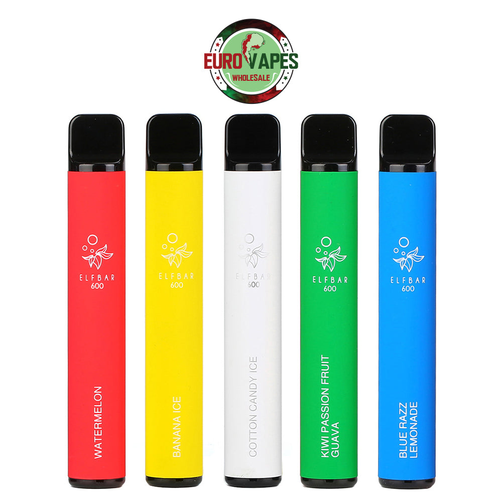 Elf bar 600 Puffs Disposable Vape (Pack of 10) Euro Vapes Elf bar 600 Puffs Disposable Vape (Pack of 10) Euro Vapes