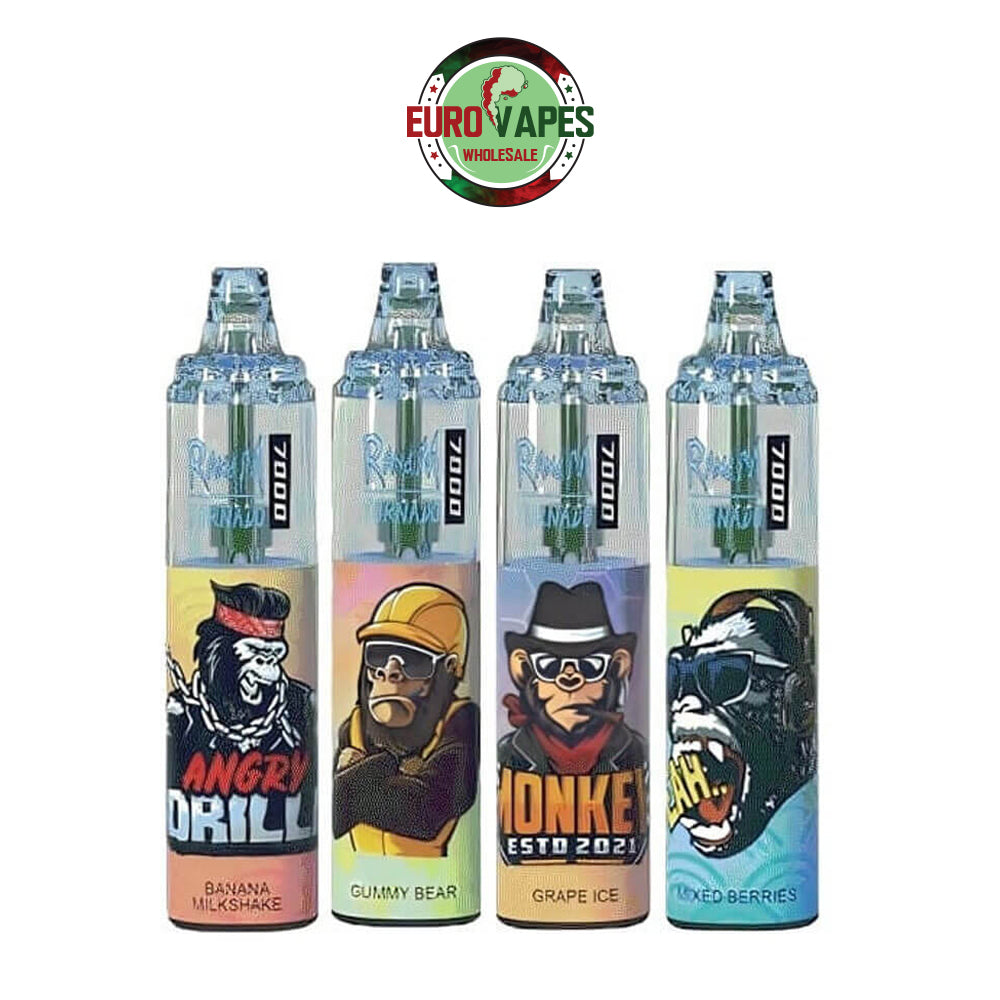 RAndM Tornado 7000 Puffs Disposable Vape - 0% Nicotine (Pack of 10) Euro Vapes RAndM Tornado 7000 Puffs Disposable Vape - 0% Nicotine (Pack of 10) Euro Vapes