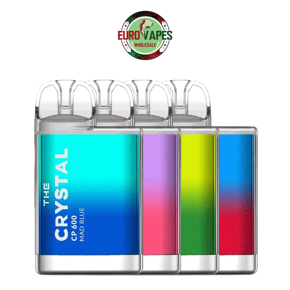 The Crystal CP600 Disposable Vape 600 Puff Bar Box Of 10 Euro Vapes The Crystal CP600 Disposable Vape 600 Puff Bar Box Of 10 Euro Vapes