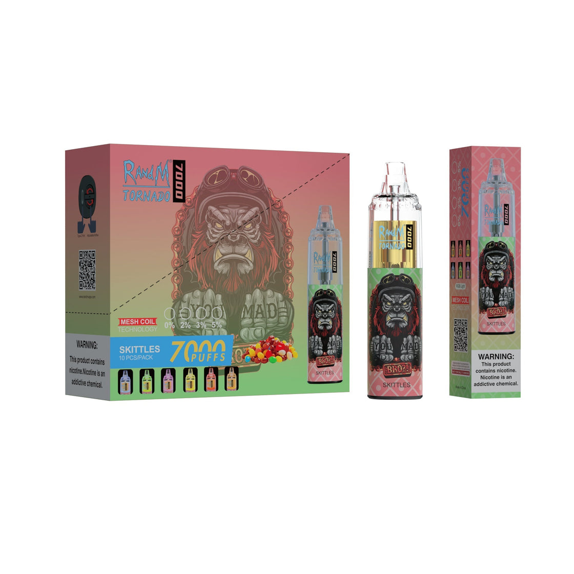 RAndM Tornado 7000 Puffs Disposable Vape (Pack of 10) Euro Vapes RAndM Tornado 7000 Puffs Disposable Vape (Pack of 10) Euro Vapes
