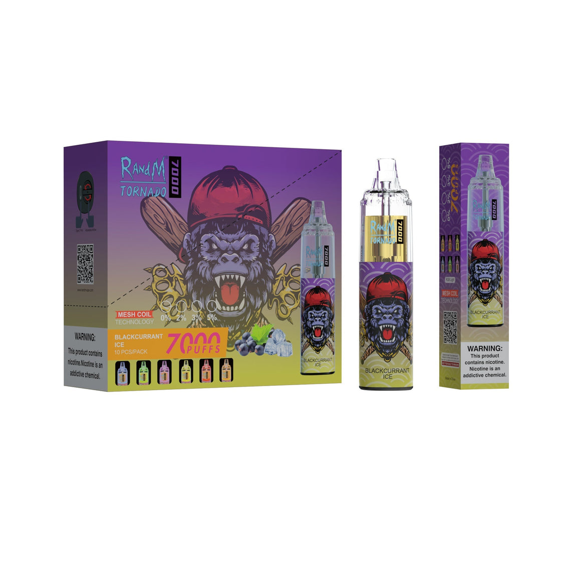 RAndM Tornado 7000 Puffs Disposable Vape (Pack of 10) Euro Vapes RAndM Tornado 7000 Puffs Disposable Vape (Pack of 10) Euro Vapes