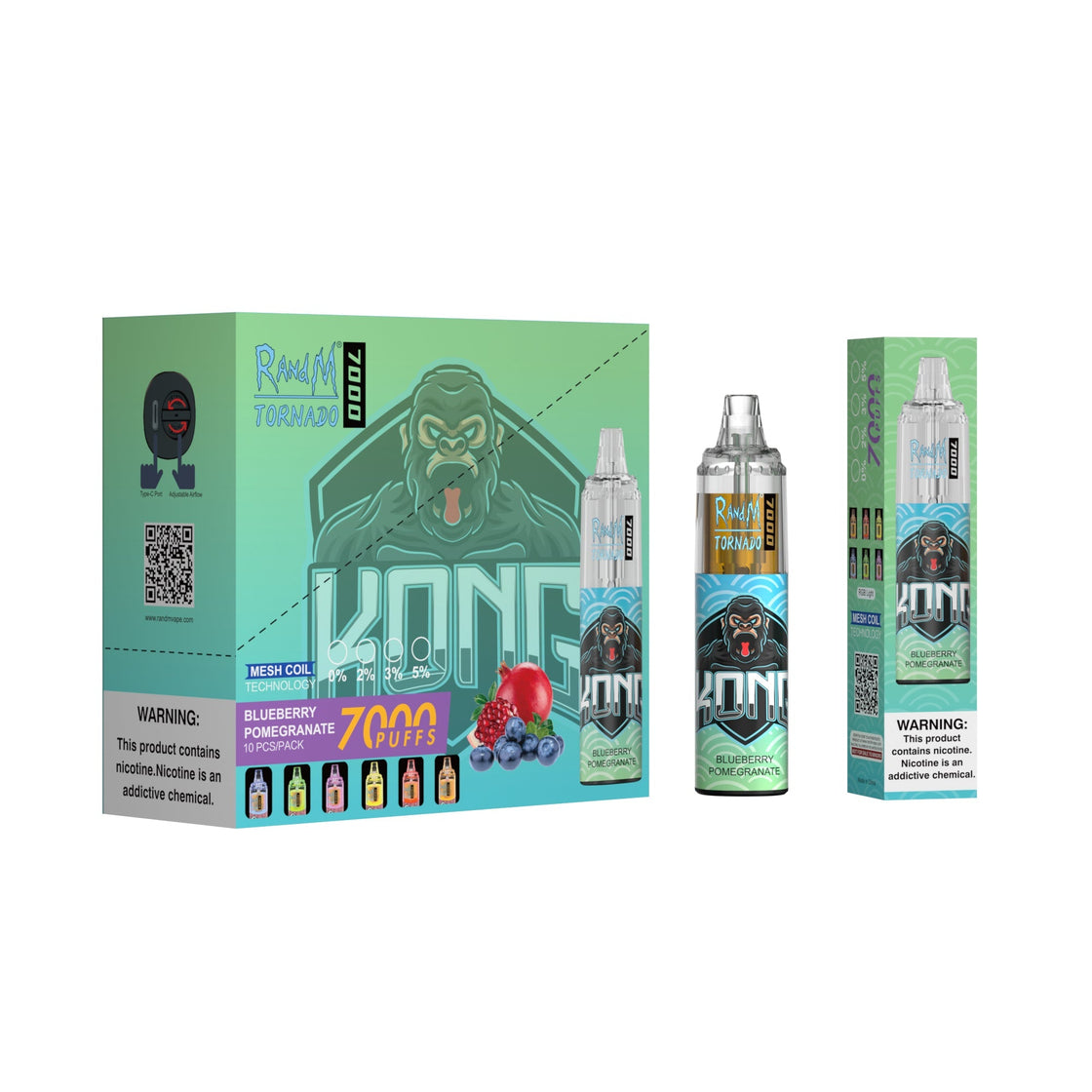 RAndM Tornado 7000 Puffs Disposable Vape (Pack of 10) Euro Vapes RAndM Tornado 7000 Puffs Disposable Vape (Pack of 10) Euro Vapes