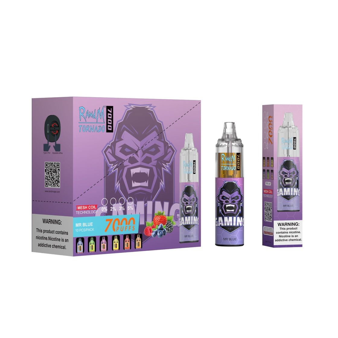 Randm Tornado 7000 Gaming RAndM Tornado 7000 Puffs Disposable Vape (Pack of 10) Euro Vapes Randm Tornado 7000 Gaming RAndM Tornado 7000 Puffs Disposable Vape (Pack of 10) Euro Vapes