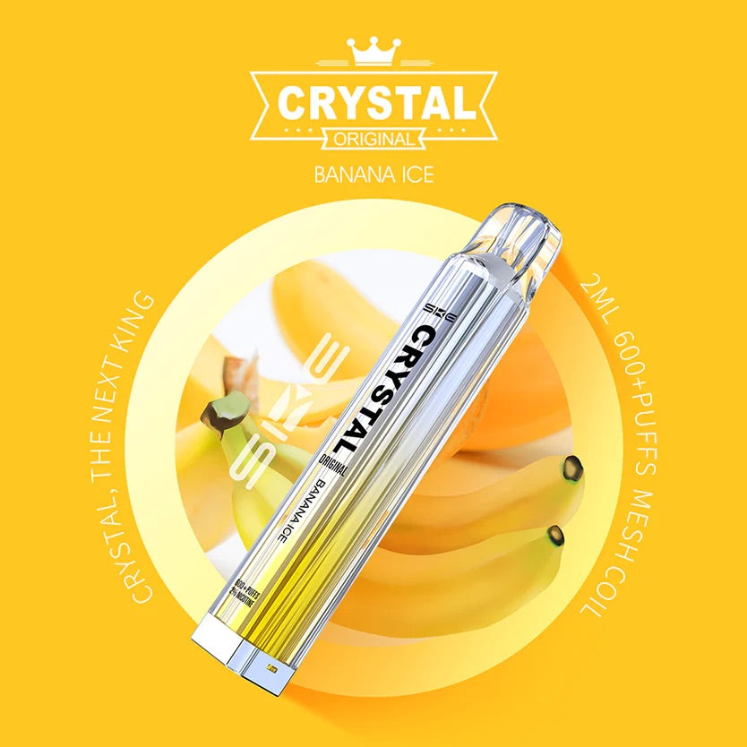SKE Crystal Bar 600 Puffs Disposable Vape (Pack of 10) Euro Vapes SKE Crystal Bar 600 Puffs Disposable Vape (Pack of 10) Euro Vapes