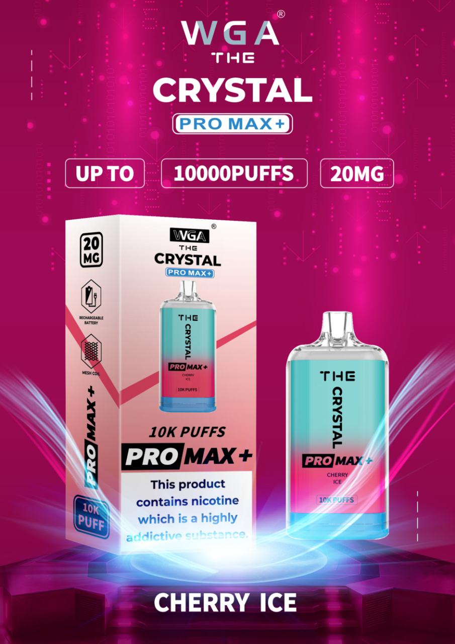 The Crystal Pro Max + 10000 Disposable Vape (Pack of 10) Euro Vapes The Crystal Pro Max + 10000 Disposable Vape (Pack of 10) Euro Vapes