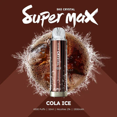 Ske Crystal Super Max 4500 Disposable Vape Pod Pack of 10 Euro Vapes Ske Crystal Super Max 4500 Disposable Vape Pod Pack of 10 Euro Vapes