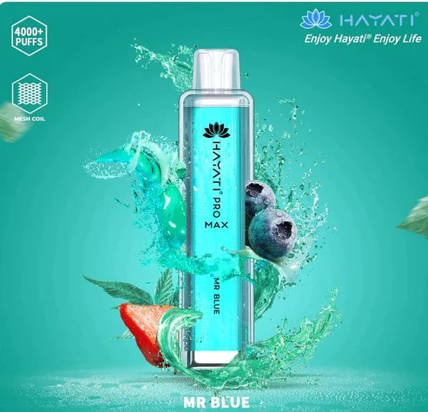 Hayati Crystal Pro Max 4000 Puffs (Pack of 10) Euro Vapes Hayati Crystal Pro Max 4000 Puffs (Pack of 10) Euro Vapes