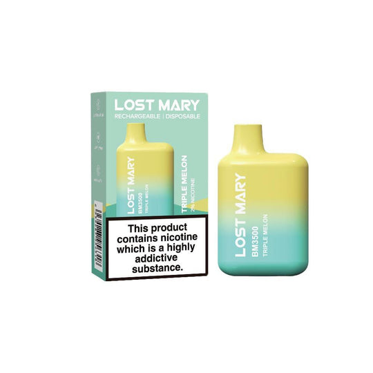 Lost Mary 3500 Puffs (Pack of 10) Euro Vapes Lost Mary 3500 Puffs (Pack of 10) Euro Vapes