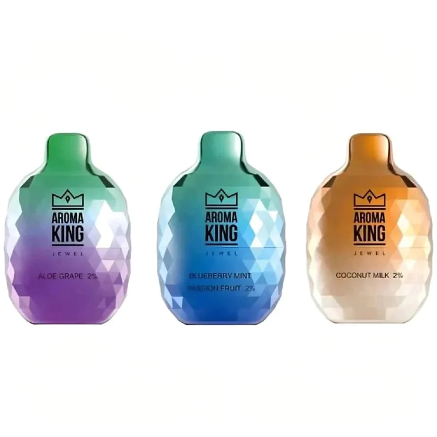 Aroma King Jewel Mini 600 Disposable Vape Pod Device - Box of 10 Euro Vapes Aroma King Jewel Mini 600 Disposable Vape Pod Device - Box of 10 Euro Vapes