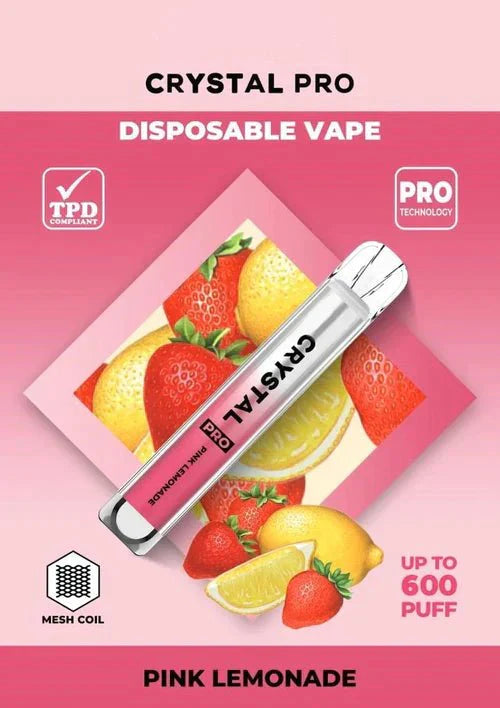 Crystal Pro Bar 600 Puffs Disposable Vape- pack of 10 Euro Vapes Crystal Pro Bar 600 Puffs Disposable Vape- pack of 10 Euro Vapes
