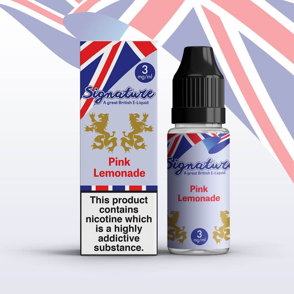 Signature - Pink Lemonade - 10ml E-liquids (Pack of 10)