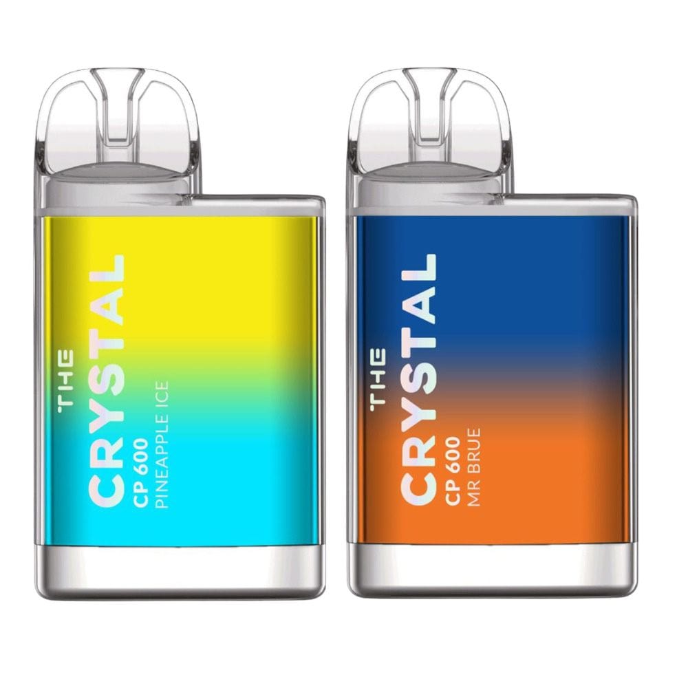 The Crystal CP600 Disposable Vape 600 Puff Bar Box Of 10 Euro Vapes The Crystal CP600 Disposable Vape 600 Puff Bar Box Of 10 Euro Vapes