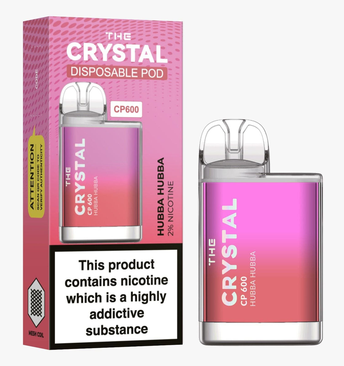 crystal bar vape pink The Crystal CP600 Disposable Vape 600 Puff Bar Box Of 10 – Euro Vapes wholesale